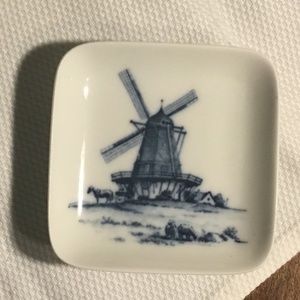 🏔️Vintage Royal Copenhagen Tiny Porcelain Dish with Windmill